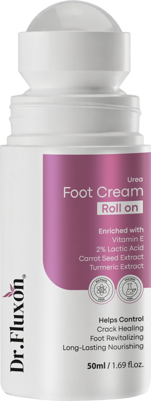 Dr.fluxon Urea Foot Cream Roll-on 2% Lactic Acid & Urea Foot Repair Roll-on(50 ml, Set of 1)