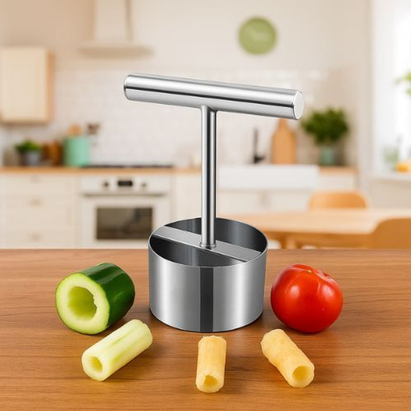 Baskety Kernel Remover Steel Kernel Stripper Kitchen Tool for Cutting & Cleaning NA Peeler(Steel)