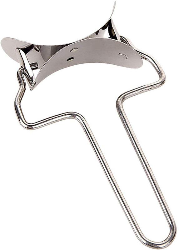 RBGIIT Steel Puri Cutter Roller With Handle Baking Tools Dough Circle Roller Cutter K3 Cookie Cutter