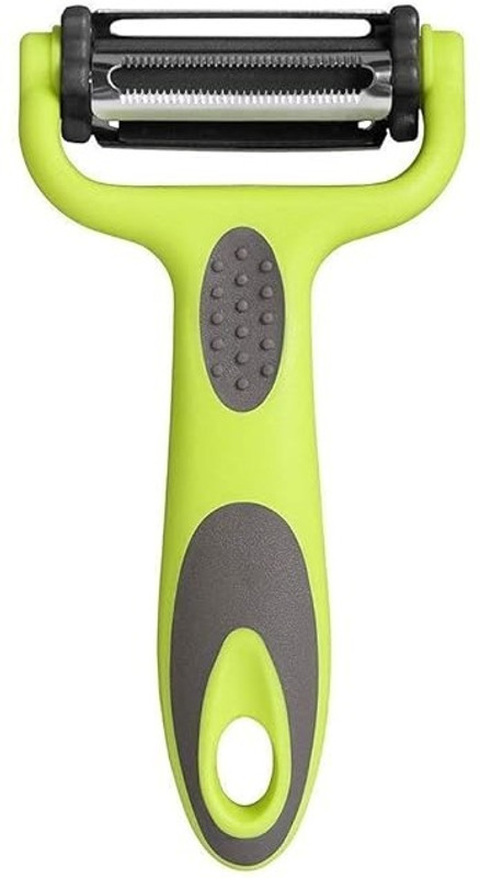 HK APPLIANCE 3 in 1 Rotary Multi-Functional Peeler, Suitable for Vegetable and Fruit Straight Peeler(Black)