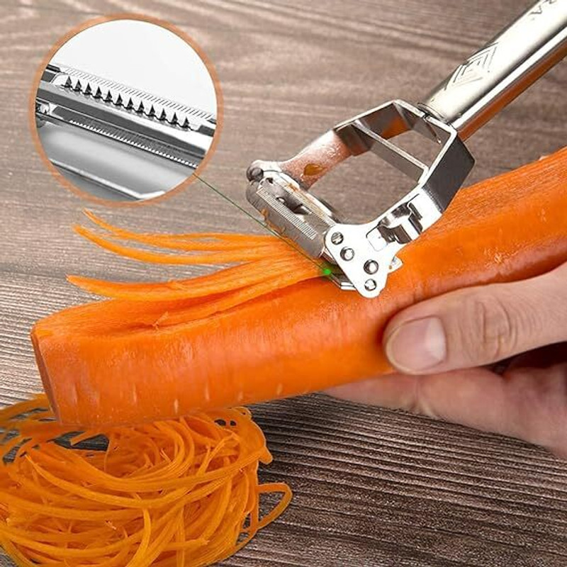Ni product Slicer Straight Peeler(Silver)