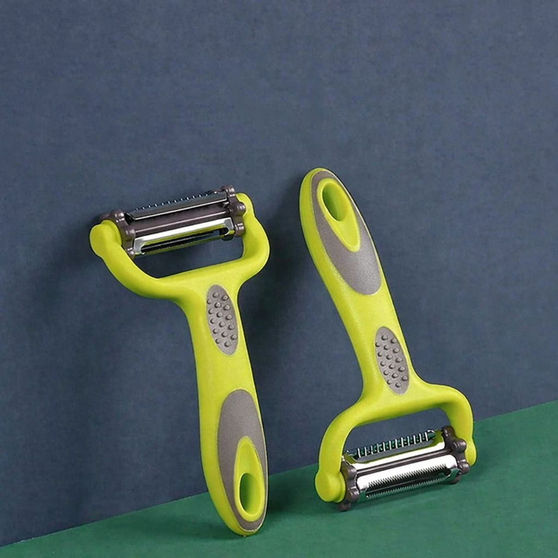 ZAPTVI pack of 1 Multifunction Vegetable & Fruit Peeler Y Shaped Peeler(Multicolor)