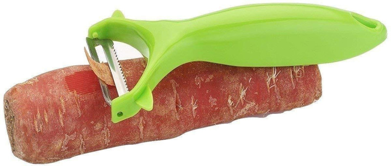 OBISPO New Premium Series Vegetable Fruit Carrot Potato Apple Mango Papaya Peeler Y Shaped Peeler(Multicolor)