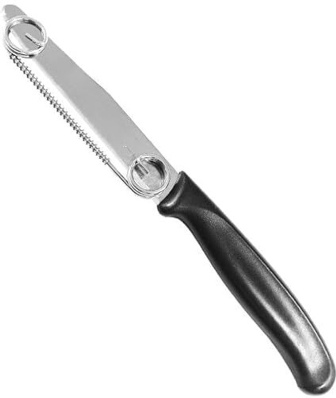 Sanmati Multifunctional Peeling Tool for Cabbage, Carrot, Potatos, Fruits (Knife Peeler) Straight Peeler(Multicolor)