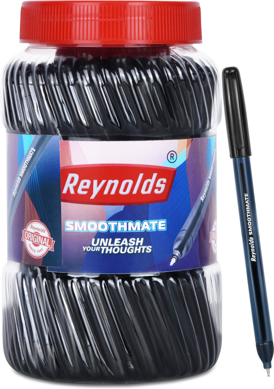 Reynolds Smoothmate Ball Pen(Pack of 50, Ink Color - Black)