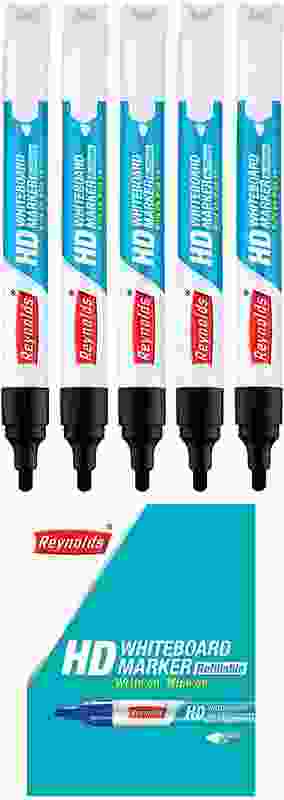 Reynolds HD WM Marker Ink(Pack of 5, Ink Color - Black)