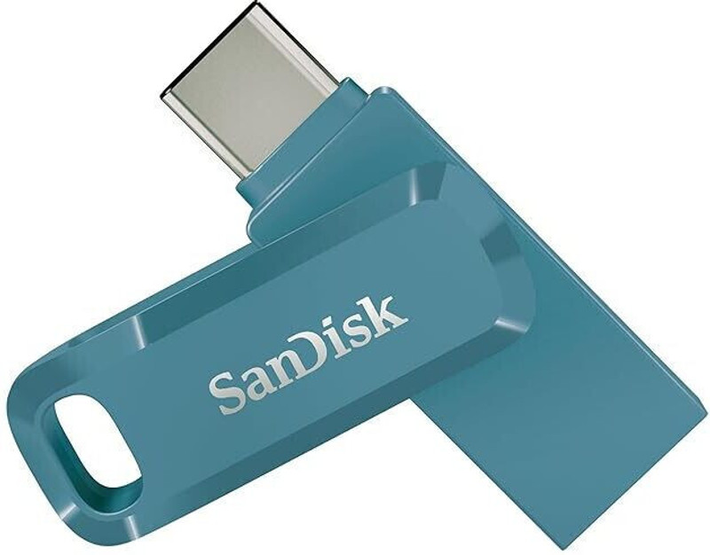 SanDisk SDDDC3-064G-I35AG / Mobile Dual Drive / 150 Mbs 64 GB OTG Drive Compatible with Desktop Computer, Laptop, Mobile, Television USB 3.2 Plastic Case(Green, Type A to Type C)