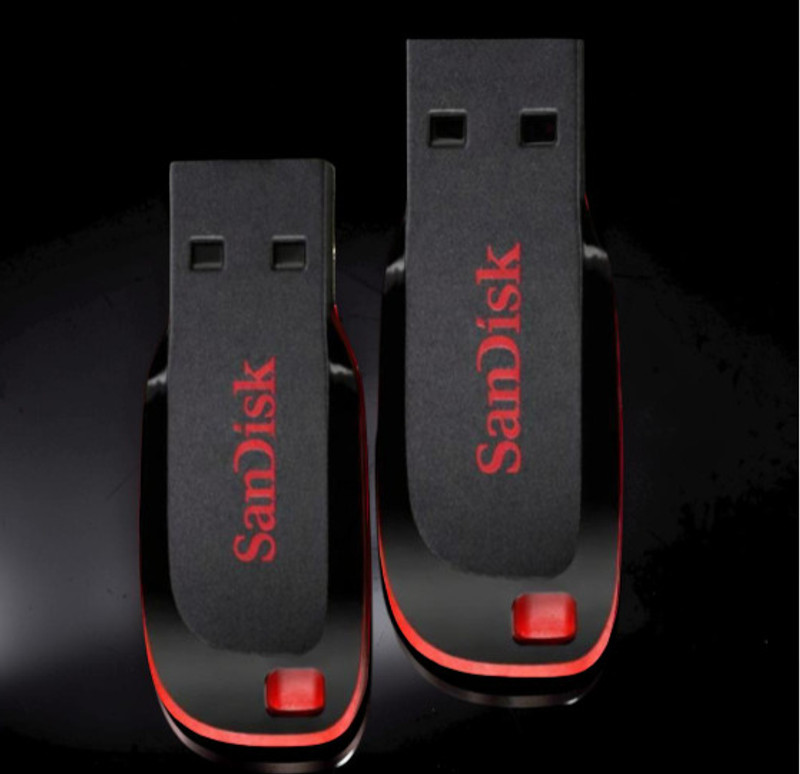 SanDisk Pen Drive Portable Storage Device Personal Use 32 GB OTG Drive Compatible with Laptop, Audio Player, Tablet, Television, Desktop Computer USB 2.0 Metal Case(Black, Red, Mobile Pendrive)