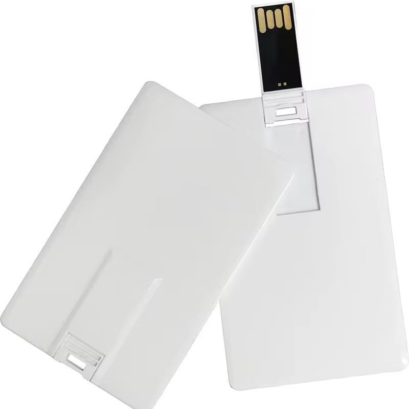 sippytales PLAIN VISITING CARD TYPE 64 GB Pen Drive Compatible with Audio Player, Television, Desktop Computer USB 2.0 Plastic Case(White)