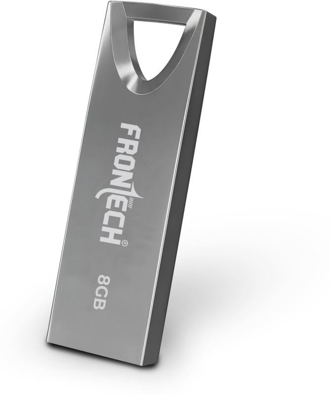 Frontech 2.0 Flash Drive | 480 Mbps | High Speed | Wide Compatibility | Slim & Portable | 64 GB Pen Drive Compatible with Laptop, Desktop Computer USB 2.0 Metal Case(Grey)