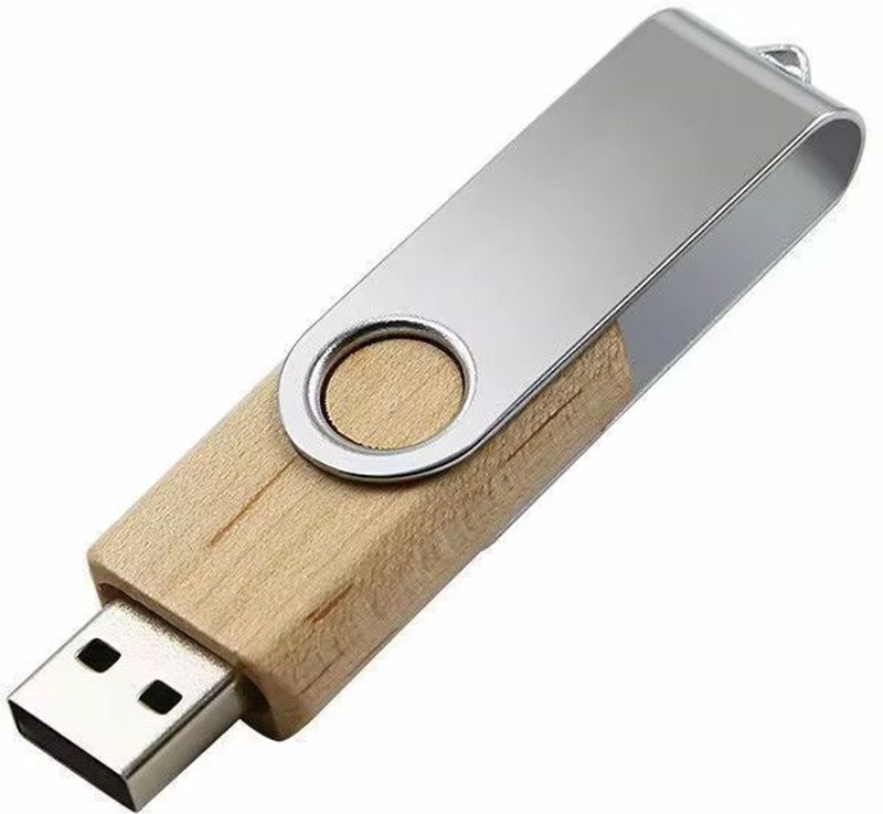 sippytales WOODEN BOX 4 GB Pen Drive Compatible with Laptop, Audio Player, Television, Desktop Computer USB 2.0 Wood Case(Brown)