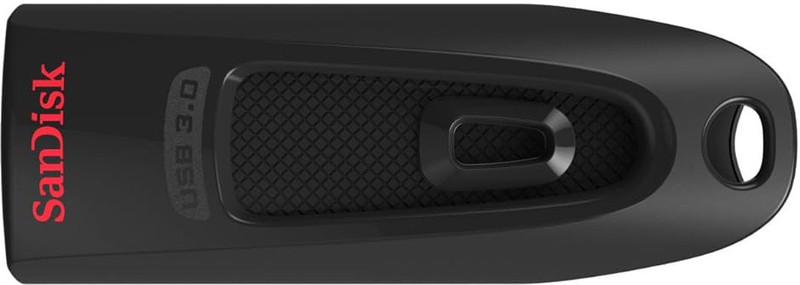 SanDisk Ultra USB 3.0 SDCZ48-128G-U46 128 GB Pen Drive Compatible with Laptop, Audio Player, Desktop Computer, Television USB 3.0 Plastic Case(Black)
