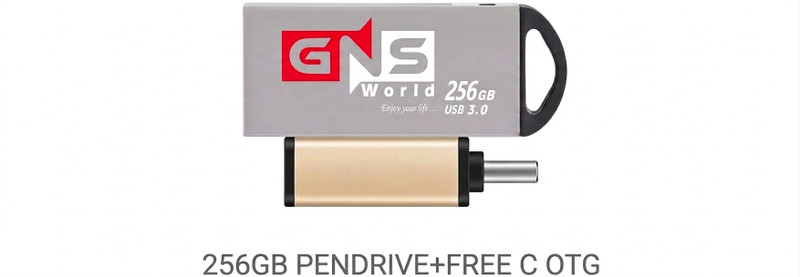 GNS World GNSG-54 32GB 32 GB Pen Drive Compatible with Audio Player, Desktop Computer, Gaming Console, Television, Netbook USB 2.0, USB 3.0 Metal Case(Grey)