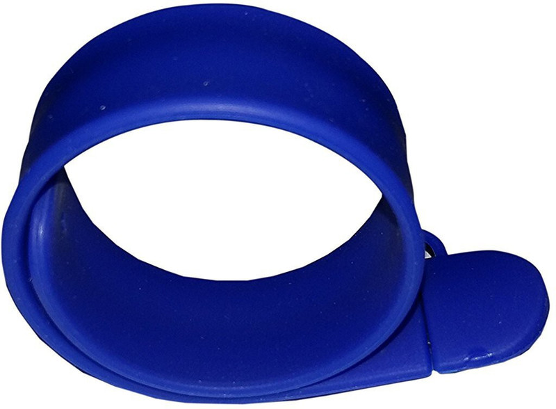 Eshop Wrist Band Bracelet Silicone Slap Hand Band USB Flash Drive 16 GB Pen Drive Compatible with Gaming Console, Desktop Computer, Audio Player, Television, Laptop USB 2.0 Rubber Case(Blue)