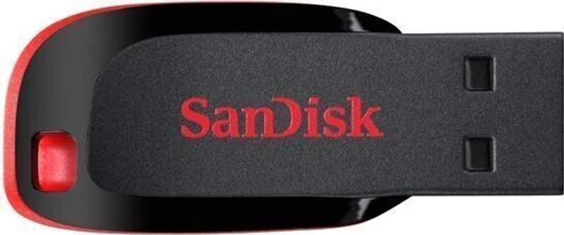 SanDisk Cruzer Blade USB 2.0 32 GB Flash Pen Drive(Red, Black)