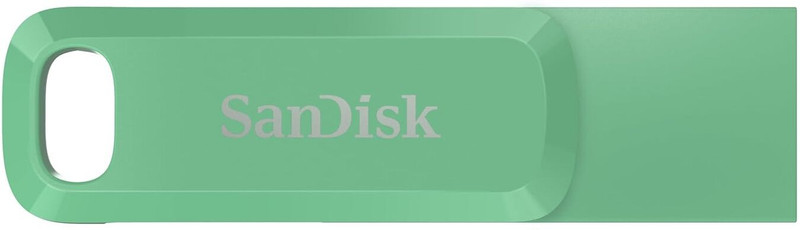 SanDisk Ultra Dual Drive Go USB Type- C, Absinthe Green, India, 400MB/s 128 GB Pen Drive Compatible with Desktop Computer, Mobile, Laptop USB 3.2 Plastic Case(Green)