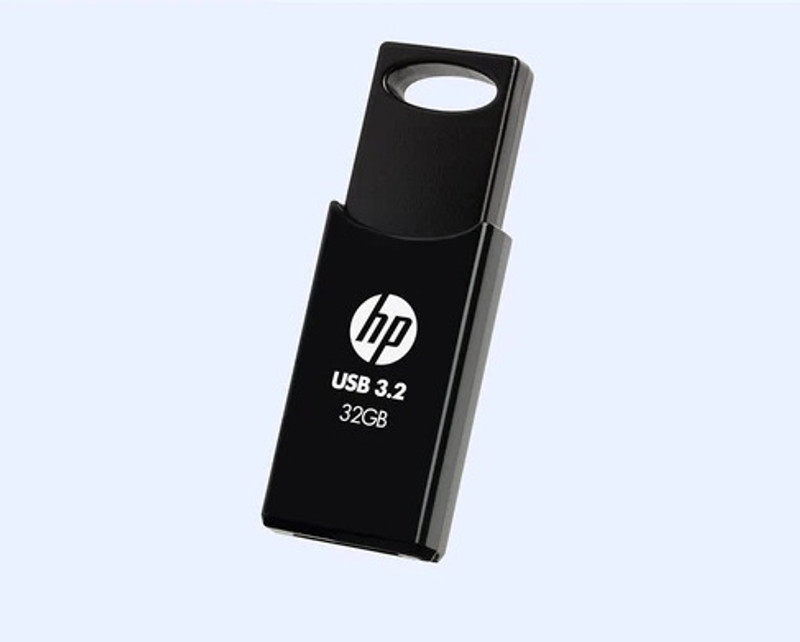 EVM EVMPD/32GB 32 GB Pen Drive Compatible with Desktop Computer, Laptop, Television USB 2.0 Metal Case(Black)