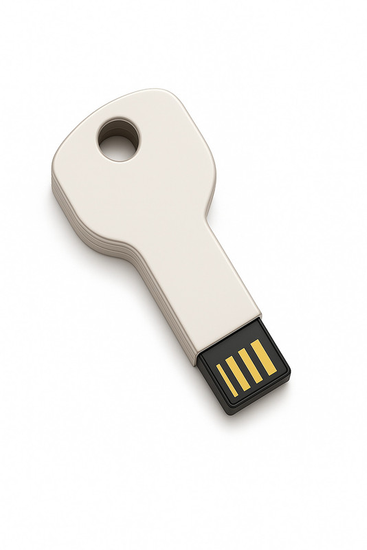 KML Key type Pendrive 32 GB USB Flash Drive for Computers/Laptops/LED/Mobile 32 GB Pen Drive Compatible with Laptop USB 2.0 Metal Case(Silver)