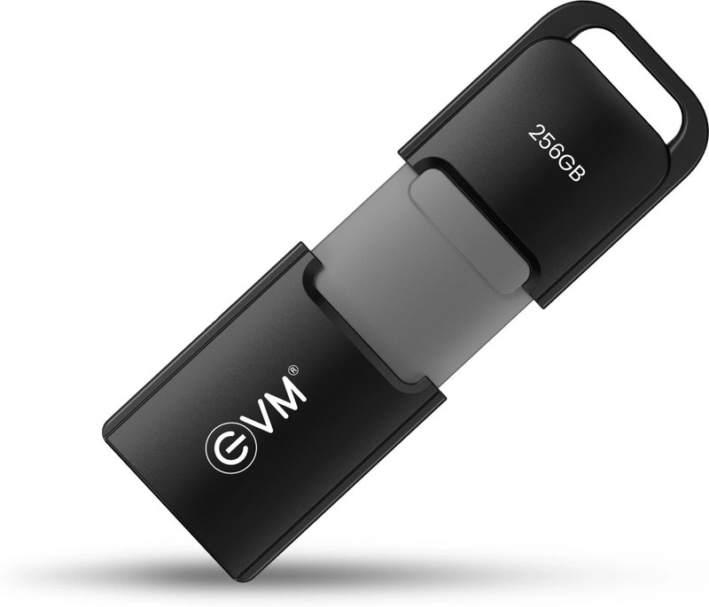EVM ENX/64G 64 GB Pen Drive Compatible with Laptop, Desktop Computer, Audio Player, Television USB 3.2 Plastic Case(Yellow, Black)