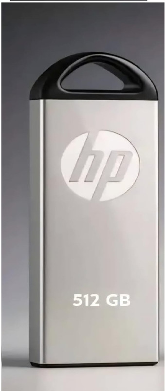 HP V 220 512 GB pendrive 512 GB Pen Drive Compatible with Laptop USB 3.0 Metal Case(Grey)