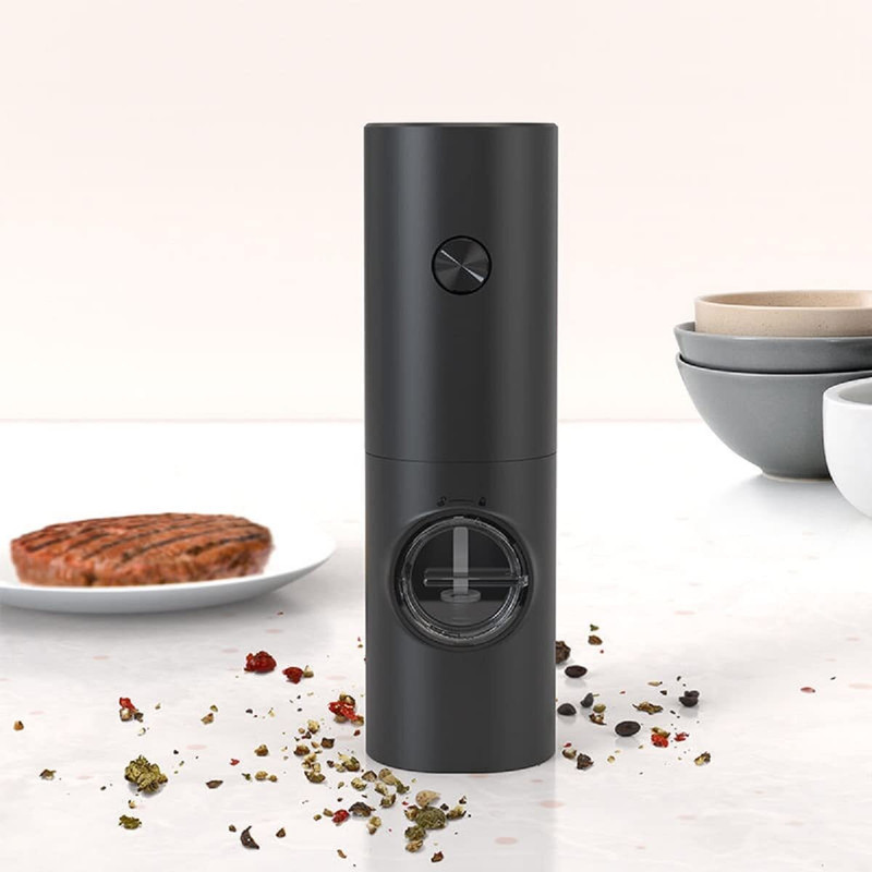 SANGOZ ELECTRIC PEPPER GRINDER - INNO Silicone Electric Mill(Black, Pack of 1)