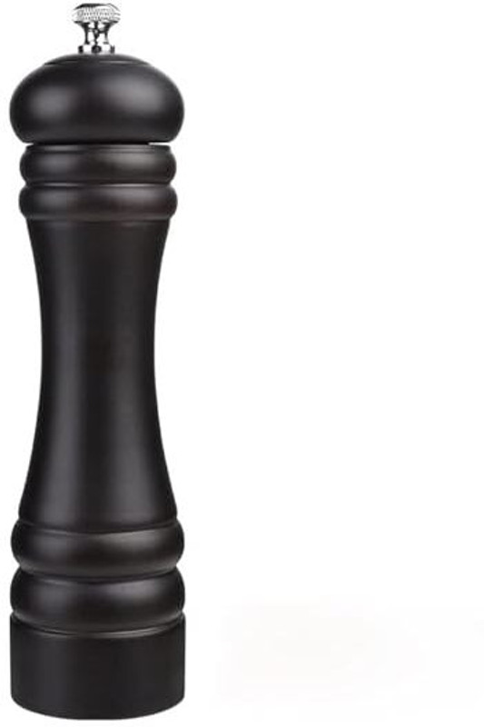 AVMART Wooden Traditional Pepper Mill(Black, Pack of 1)