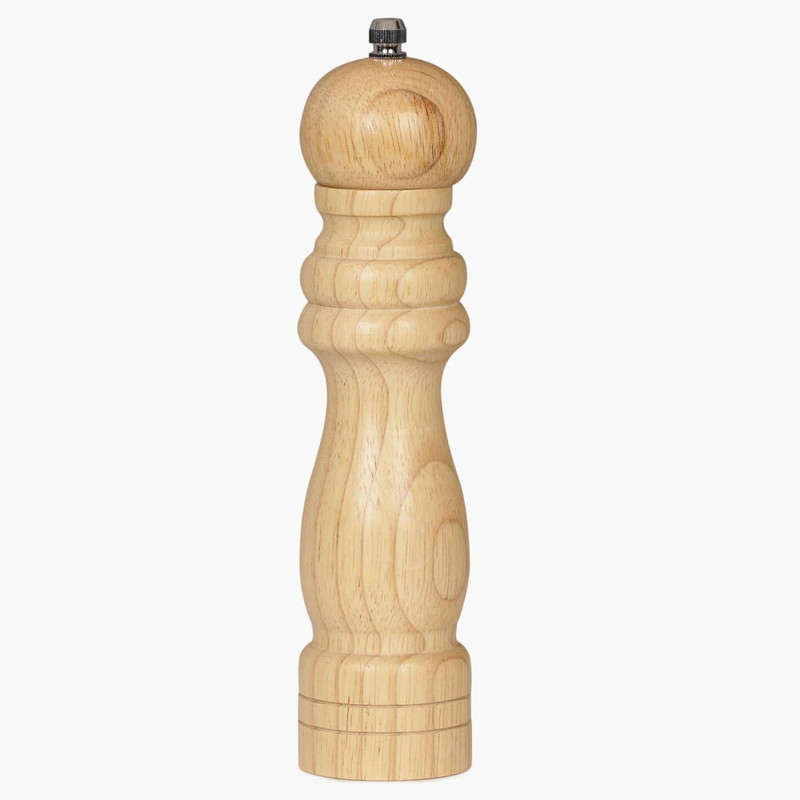 Hospitality Wood Pepper Mill 6" Wooden Grinder 14.5cm Log Manual Pepper Seasoning Bottle Wooden Traditional Pepper Mill(Brown, Pack of 1)