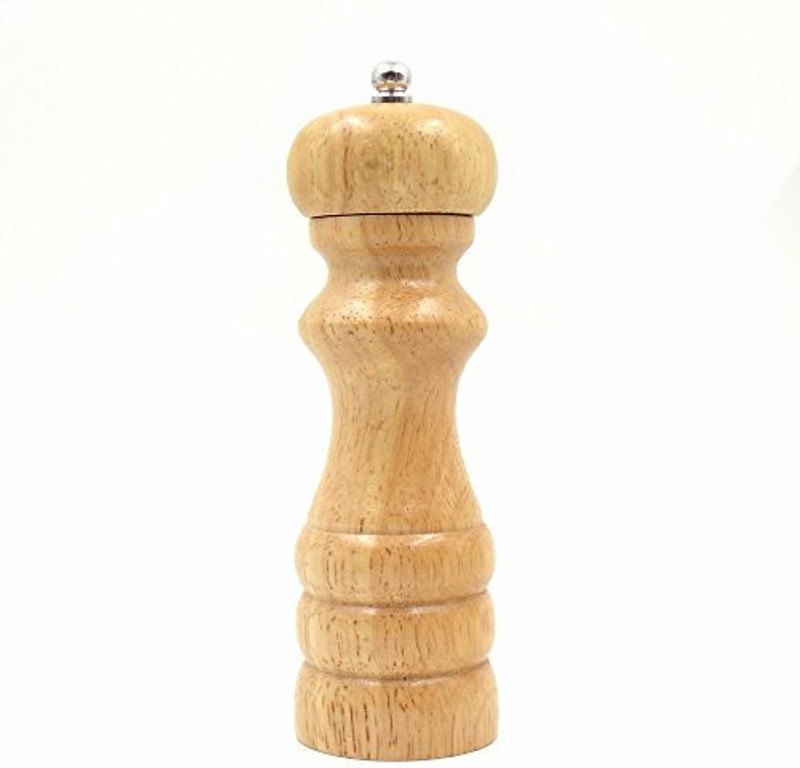 DEZIINE Wooden Traditional Pepper Mill(Beige, Pack of 1)