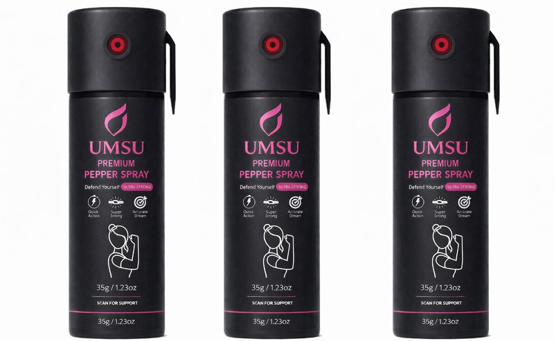 viewers Ultra Strong Pepper Stream Spray Protection and Self Defence for Women Pepper Stream Spray