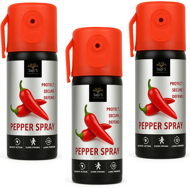 SAPI'S PowerGuard Pepper Spray, Self Defense Pepper Spray Pepper Gun