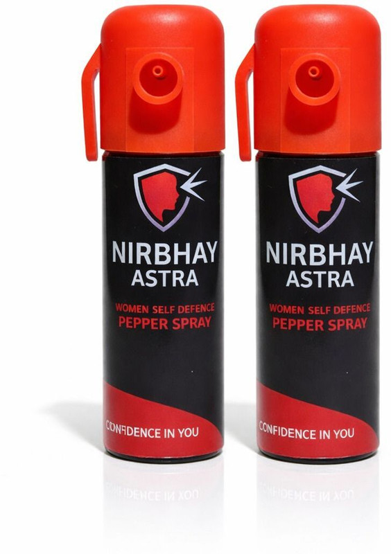 NIRBHAY ASTRA 1+1 Nirbhay Astra Women Self Defenc Pepper Spray Pepper Stream Spray