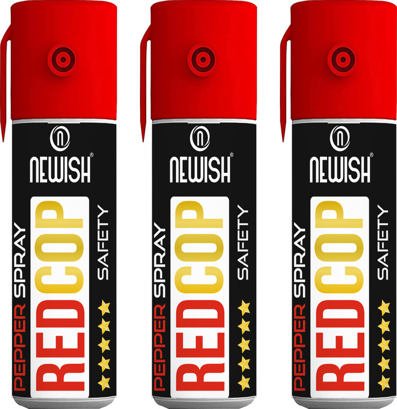 NEWISH Powerful Self-Defense For Women Pack Of 3 (Each 35 gm | 55 ml) Pepper Stream Spray