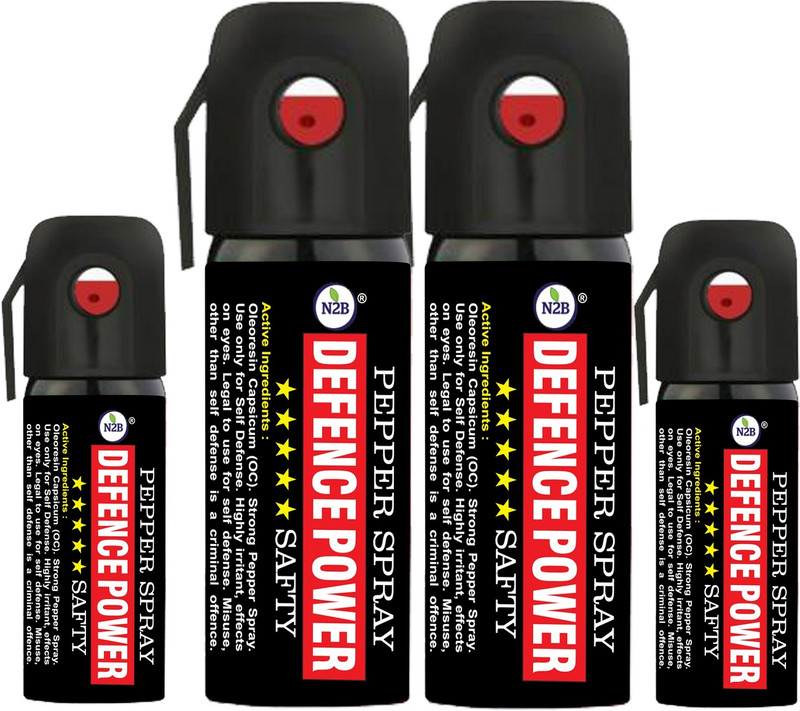 N2B Defence PowerWomen Self Defence green&red Pepper StreamSprayforSafety Pepper Gun