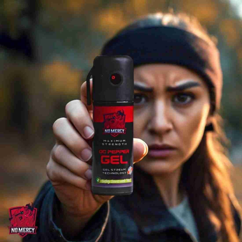 Sfine NO MERCY | Red Chilli Pepper Spray for Women safety Pack Of 2 | Pepper Gel Spray