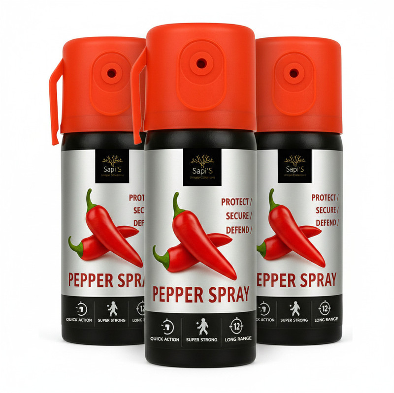 SAPI'S Self Defence Pepper Spray for Woman Safety - 55 ML Pepper Fogger Spray