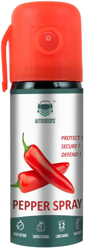 AUTOGROOMZ Self Defence Pepper Spray for Woman Safety - 55 ML (Pack Of 1) Pepper Gun
