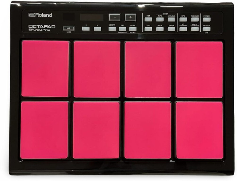 rythm pro SILICON8PCSSPD Self Adhesive Silicon Rubber Patchment Set Of 8 Pcs(PINK) Octapad(Drum Pads : 8)