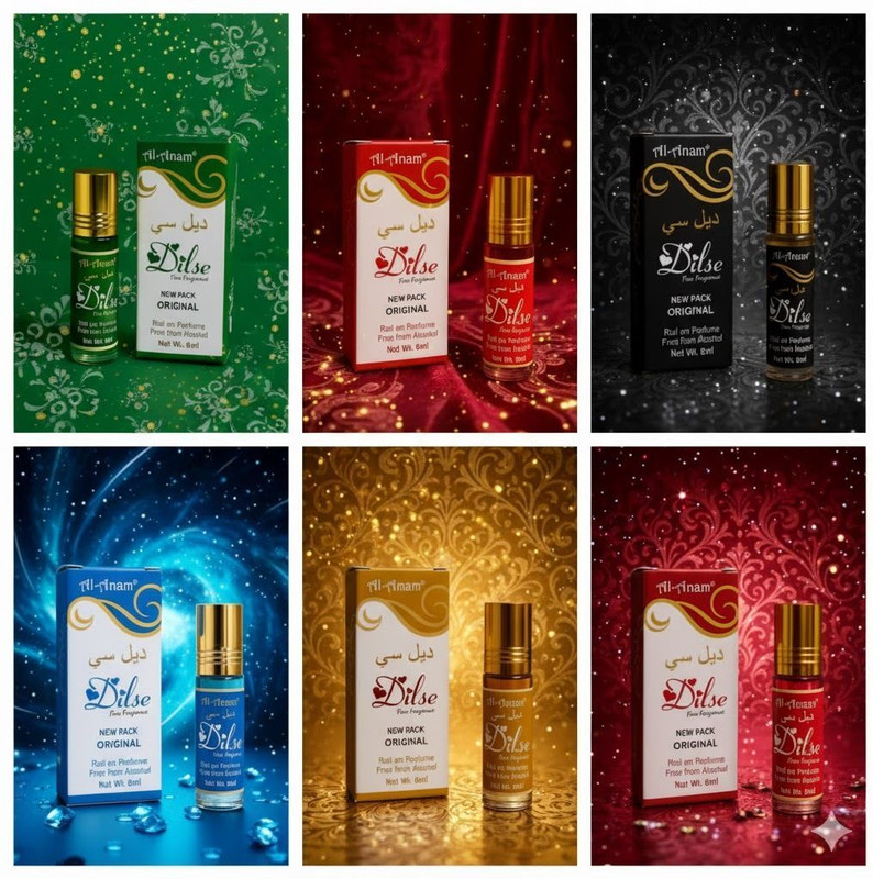 Almas DilSe Long Lasting Unisex Attar (Combo Pack of 6ml Each) Floral Attar(Floral)