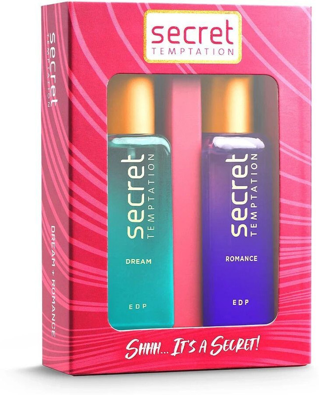 Secret Temptation Perfume Gift Set for Women - 20ml Each l Long Lasting Fragrance Gift for Her | Eau de Parfum  -  40 ml(For Women)