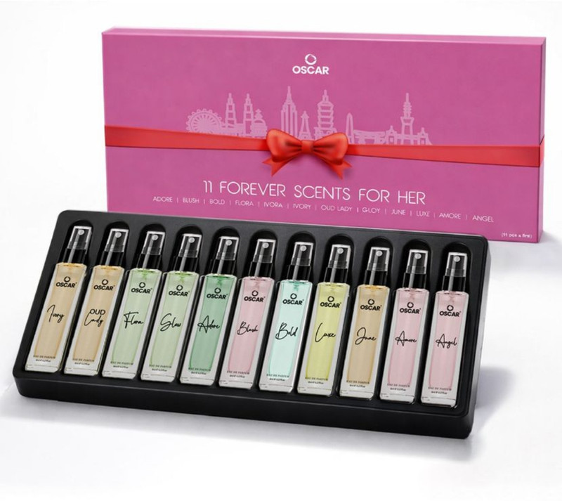 OSCAR 11 Forever Scents For Her (Pack of 11) Perfume Gift Set | Strong & Long Lasting Eau de Parfum  -  88 ml(For Men & Women)
