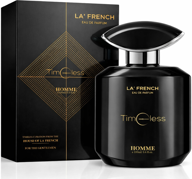 La French Timeless Perfume For Men 100ml | Long-Lasting Fragrance| Perfect for Daily Wear Eau de Parfum - 100 ml(For Men)
