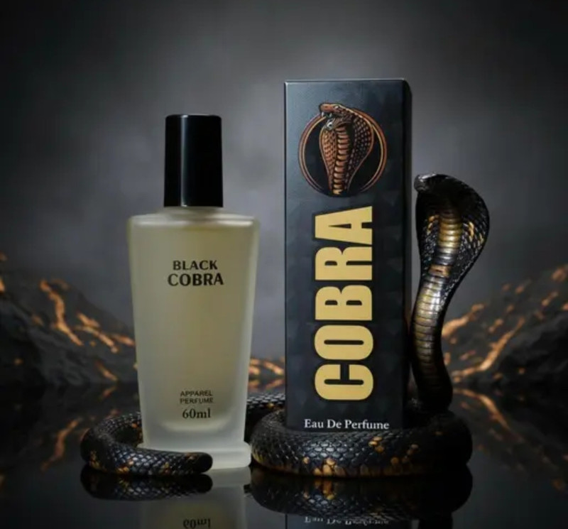 LARSO Black Cobra Perfume – Bold, Dark & Unforgettable Eau de Perfume Eau de Parfum  -  60 ml(For Men & Women)
