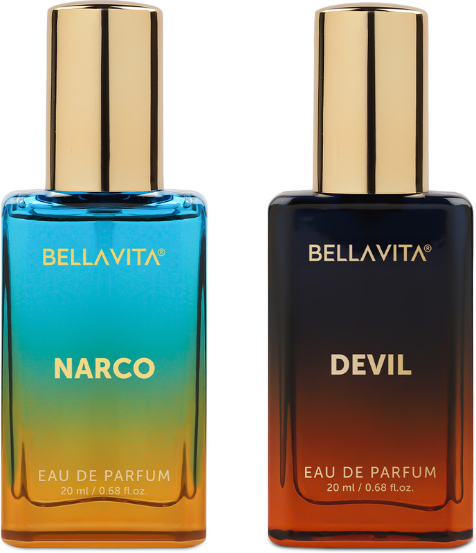 BELLAVITA NARCO Perfume & NIGHT FEVER Perfume combo|2X20ML|With Citrusy & Woody Notes| Eau de Parfum - 40 ml(For Men & Women)