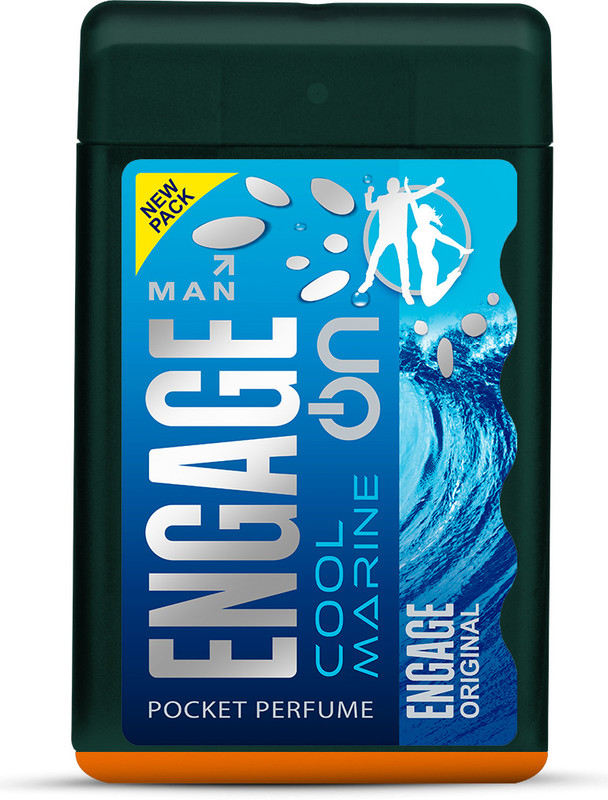 Engage On Cool Marine Pocket Perfume - 17 ml(For Men)