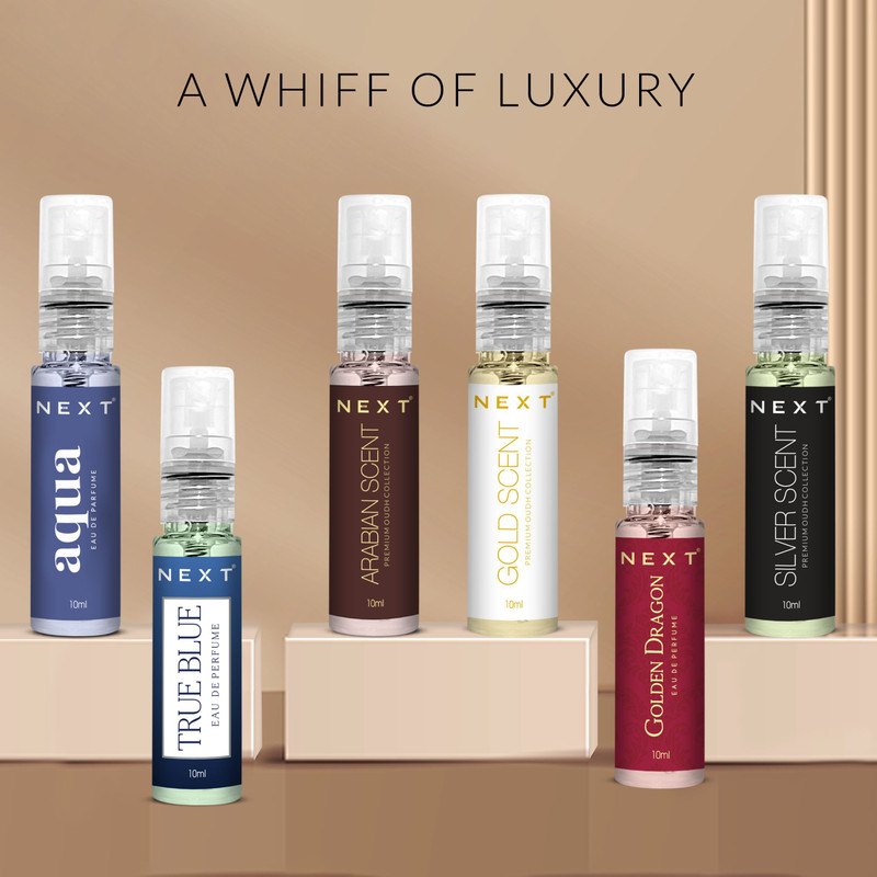 NEXT Luxury Unisex Trial Mini Perfumes Gift Box (6x10 ML) Long Lasting Eau de Parfum  -  60 ml(For Men & Women)