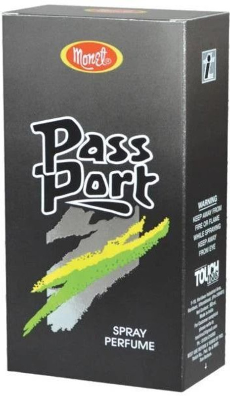 MONET Passport Black Perfume  -  100 ml(For Men & Women)