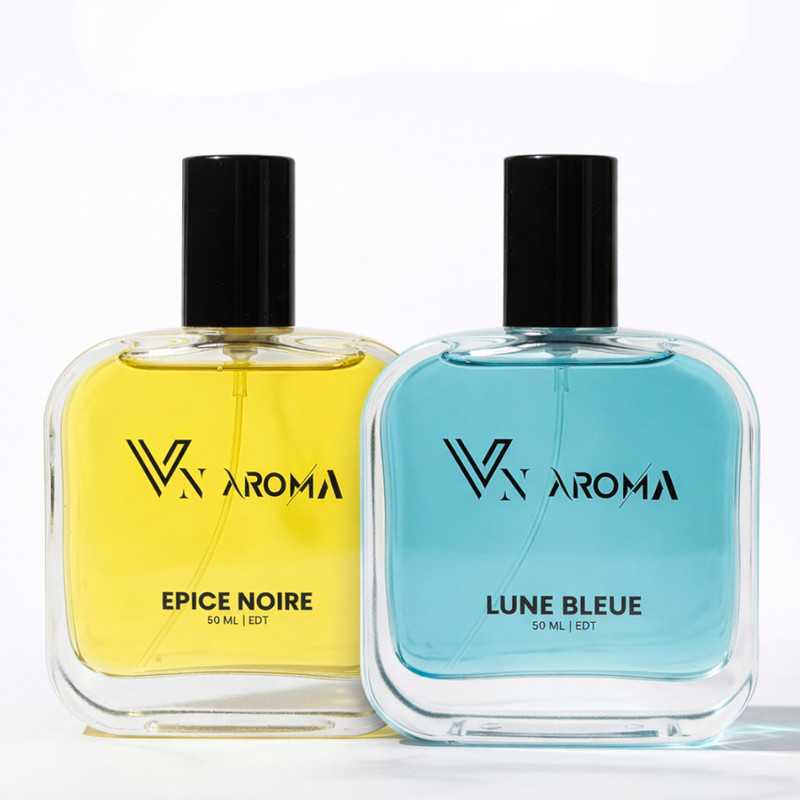 VN AROMA Combo Pack of 2 | Epie Noire - Lune Bleue | Long Lasting |Premium Luxury Perfume Eau de Toilette  -  100 ml(For Men & Women)
