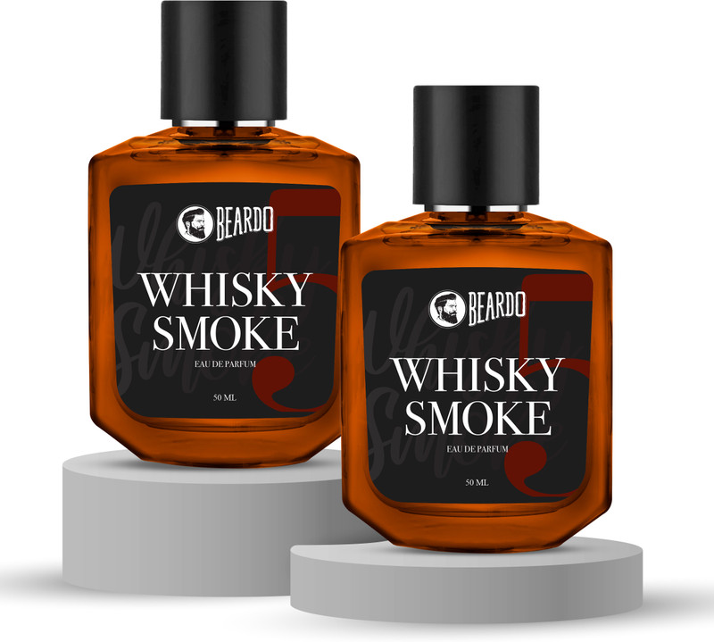 BEARDO Whisky Smoke Perfume for Men, 50ml | EAU DE PARFUM ( Pack of 2) Eau de Parfum  -  100 ml(For Men)