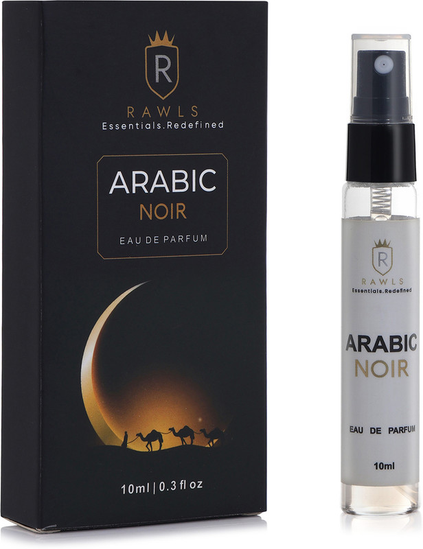 RAWLS Arabic Noir Perfume - Coffee, Jasmine, Vanilla & Cedar Wood | Long-Lasting Eau de Parfum  -  10 ml(For Men & Women)