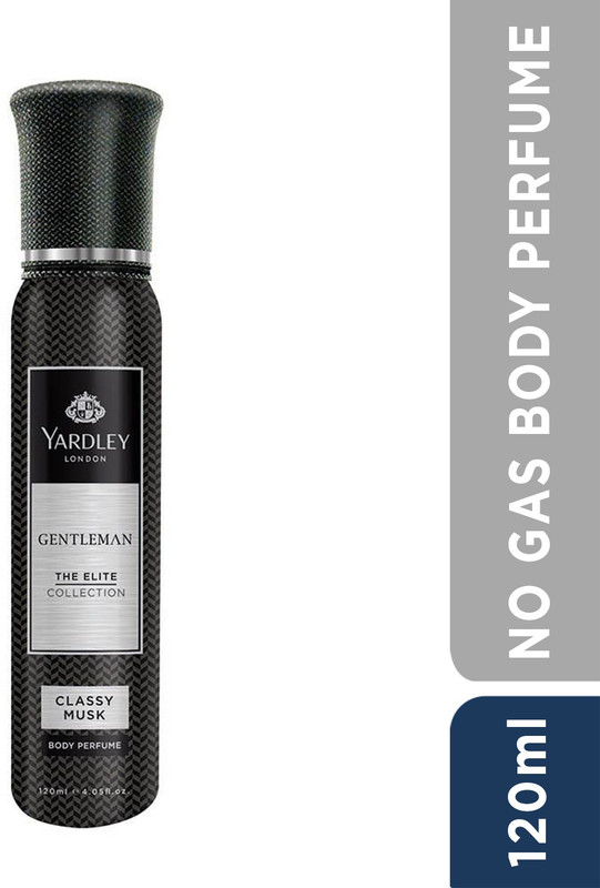 Yardley London Gentleman Classy- Musk No-Gas Body Perfume - 120 ml(For Men)